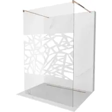 Mexen Kioto - Walk-In Zuhanyfal - 100x200 cm kád, zuhanykabin