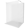 Mexen Kioto Walk-In Zuhanyfal - 100x200 cm, 8 mm Szatén Üveg