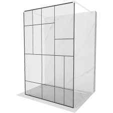 Mexen Kiotó Walk-in Zuhanyfal - 110x200 cm - 8 mm Üveg kád, zuhanykabin