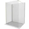 Mexen Kioto Walk-in zuhanyfal 120 x 85 cm, átlátszó, arany - 800-120-212-50-00-085