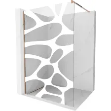 Mexen Kioto Walk-In Zuhanyfal - 120x200 cm, 8 mm Üveg kád, zuhanykabin