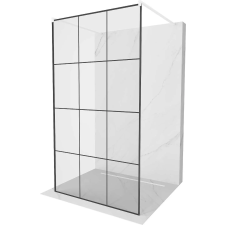 Mexen Kioto Walk-In Zuhanyfal - 120x200 cm - Fekete kád, zuhanykabin