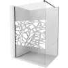Mexen Kioto Walk-in Zuhanyfal - 130x200 cm - 8 mm Biztonsági Üveg