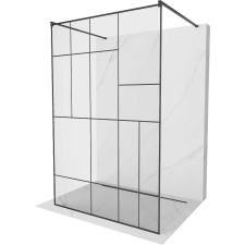 Mexen Kiotó Walk-in Zuhanyfal - 140x200 cm - 8 mm biztonsági üveg kád, zuhanykabin
