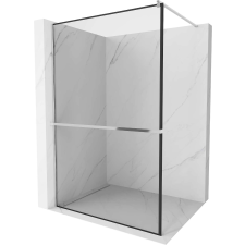 Mexen Kioto+ Walk-in Zuhanyfal - 140x200 cm - 8 mm Üveg kád, zuhanykabin