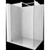 Mexen Kioto Walk-in zuhanyfal 170 x 100 cm, átlátszó, fehér - 800-170-202-20-00-100