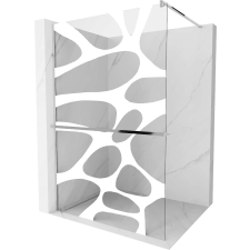 Mexen Kioto+ Walk-in Zuhanyfal - 70x200 cm - 8 mm biztonsági üveg kád, zuhanykabin