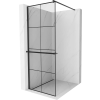 Mexen Kioto+ Walk-in Zuhanyfal - 90x200 cm - Fekete