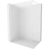 Mexen Kioto-X Walk-in zuhanyfal 150 x 200 cm, fagyott 10 mm, fehér - 800-150-101-20-30-X