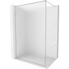 Mexen Kioto-XF Walk-in zuhanyfal kerettel 60 x 202 cm, homokfúvott 10 mm, króm - 800-060-104-01-30-X
