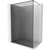 Mexen Kioto-XF Walk-in zuhanyfal kerettel 80 x 202 cm, grafit 10 mm, szálcsiszolt fegyver szürke - 800-080-104-66-40-X