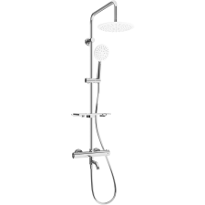Mexen KT67 Termosztatikus Kád-Zuhany Szett - Króm/Fehér fürdőkellék