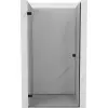 Mexen Lunar-B bal oldali nyíló zuhanyajtó, 50 cm, átlátszó, fekete - 832-050-000-70-00-L