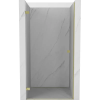 Mexen Lunar-B balos zuhanyajtó bal, 50 cm, átlátszó, arany - 832-050-000-50-00-L