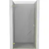 Mexen Lunar-B nyíló bal oldali zuhanyajtó 85 cm, átlátszó, arany kefével - 832-085-000-55-00-L