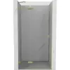 Mexen Lunar balosztható zuhanyajtó balra 125 cm, átlátszó, arany szálcsiszolt - 834-125-000-55-00-L