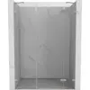 Mexen Lunar jobb oldali nyílós zuhanyajtó, 120 cm, átlátszó, matt nikkel - 834S-120-050-97-00-P