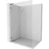 Mexen Lunar L zuhanyfal Walk-in bal 80 x 200 cm, átlátszó 8 mm, gun gray kefélt - 830L-080-000-66-00-L