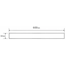 Mexen M03 lefolyófedő zuhanyfolyókához 60 cm, Króm - 1022060 fürdőkellék