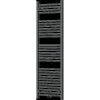 Mexen Mars fürdőszobai radiátor 1500 x 500 mm, 626 W, antracit - W110-1500-500-00-66