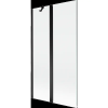 Mexen Mist 2-szárnyas zuhanyfal 100 x 150 cm, átlátszó, fekete - 8A9-100-011-70-00