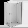 Mexen Mist-H Duo nyitható zuhanykabin 70 x 70 cm, átlátszó, króm - 8A5-070L-070P-01-00