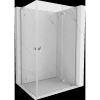 Mexen Mist-H L Duo sarokkabin nyílóajtós jobb 105 x 110 cm, átlátszó, króm - 8A5L-105L-110P-01-00