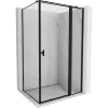 Mexen Mist T zuhanykabin jobbos, nyíló ajtó 80 x 120 cm, fekete keret, fekete - 8A4T-080-120-70-70-P