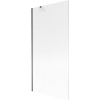 Mexen Next kádparaván 1-szárnyú 90 x 150 cm, csíkos, gun metal - 895-090-000-00-09-95