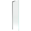 Mexen Next L fürdőkádparaván 1-szárnyú 50 x 150 cm, átlátszó, gun metal - 895-050-000-03-00-95
