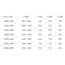 Mexen Omega tolható zuhanyajtó 110 cm, Átlátszó, Arany - 825-110-000-50-00 kád, zuhanykabin