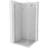 Mexen Pretoria nyílóajtós zuhanykabin 90 x 90 cm, Átlátszó, Króm - 852-090-090-01-00