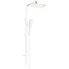 Mexen Q49 zuhanyoszlop, Fehér/Arany - 798494995-25