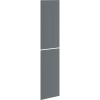 Mexen Rivel elülső bordázott panel a fürdőszobai szekrény testhez 35 x 80 cm (2 db), grafit matt - 91A21-1600-300-2-66