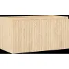 Mexen Rivel fürdőszobai mosdószekrény 90 cm, 1 fiókos, bordázott, tölgy - 91A20-09047-1-BF81