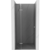 Mexen Roma 90 cm-es nyíló zuhanyajtó, grafit, króm - 854-090-000-01-40