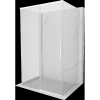 Mexen Rox-3S 3-falú tolóajtós zuhanykabin 150 x 80 cm, átlátszó, fehér - 8C2-150-080-20-00-3S