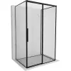 Mexen Rox-3S háromoldalú jobbos tolóajtós zuhanykabin 95 x 120 cm, fekete keret, fekete - 8C2-095-120-70-70-3S-P
