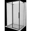 Mexen Rox-3S L 3-falú zuhanyfülke tolóajtóval baloldali 135 x 90 cm, fekete keret, fekete - 8C2L-135-090-70-70-3S-L