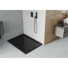 Mexen Slim Akril Zuhanytálca - 130x90 cm - Fekete kád, zuhanykabin