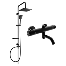 Mexen Sven Zuhany Szett - Fekete - Termosztátos fürdőkellék