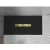 Mexen Toro   SMC zuhanytálca  150 x 90 cm,  fekete ,  takaró arany - 43709015-G Kompozit zuhanytálca Kompozit zuhanytálca