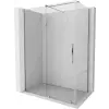Mexen Velar 150 x 80 cm-es toló zuhanykabin, átlátszó, króm - 871-150-080-01-01