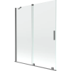 Mexen Velar 2-szárnyas toló zuhanyfal 140 x 150 cm, átlátszó, pisztolyfém - 896-140-000-01-95