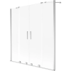Mexen Velar Duo kétszárnyú, toló fürdőkád paraván 150 x 150 cm, matt üveg, króm - 896-150-000-32-01