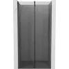 Mexen Velar eltolható zuhanyajtó 110 cm, grafit, gun gray kefe - 871-110-000-41-66