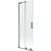 Mexen Velar L fürdőkádparaván 2-részes tolható 70 x 150 cm, átlátszó, gun metal - 896-070-003-01-95