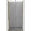 Mexen Velar L toló zuhanyajtó 120 cm, átlátszó, arany - 871-120-003-01-50