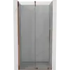 Mexen Velar tolható zuhanyajtó 90 cm, Átlátszó, Rózsaszín-arany - 871-090-000-01-60