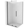 Mexen Velar toló zuhanyfal Walk-in 110 x 200 cm, 8 mm szatén, fekete - 871-110-000-33-70